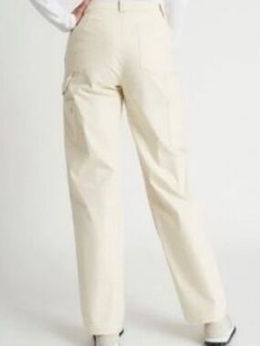 Kit and Ace Blank Canvas Pants Sz 8 Cream Like New